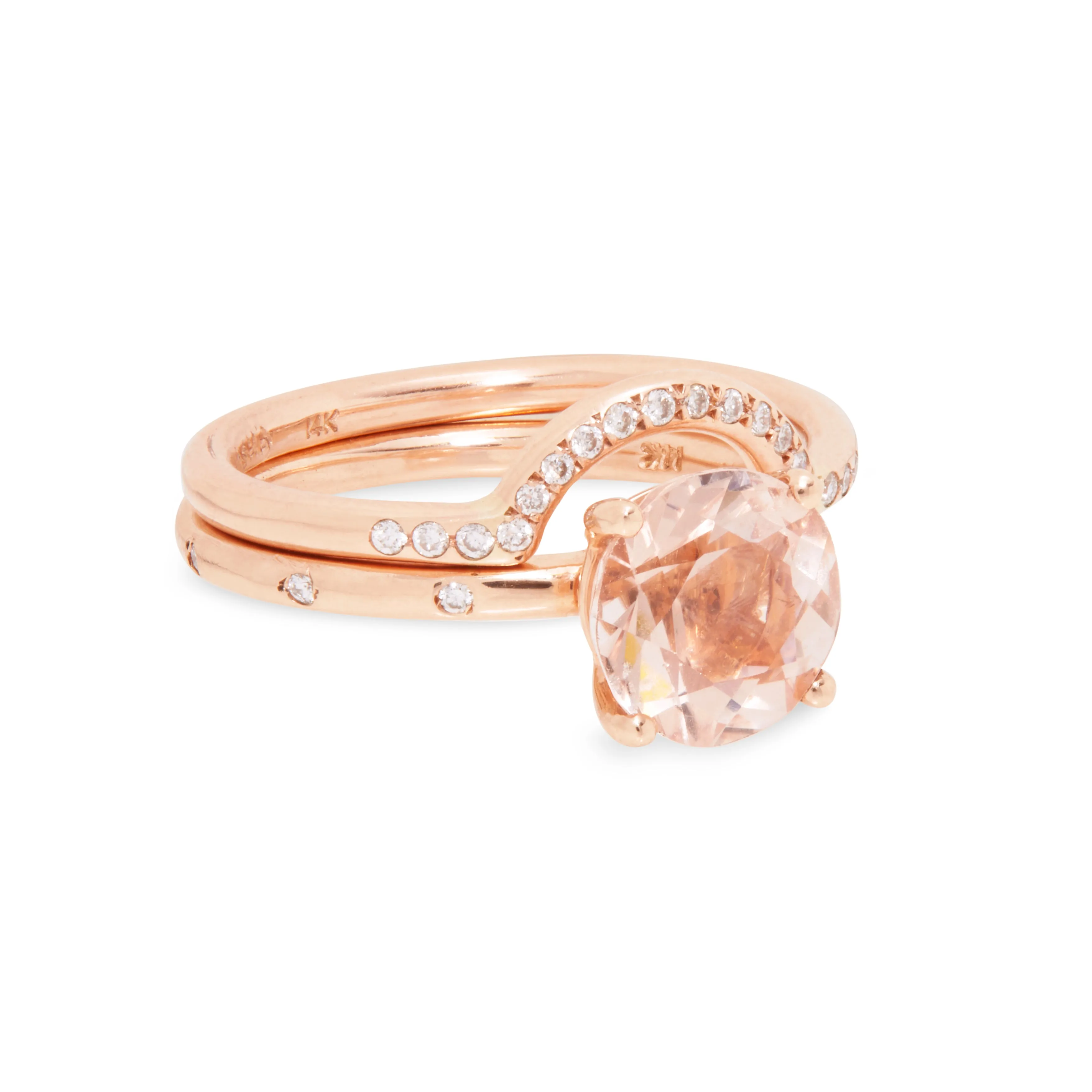 Pave Diamond Arch Band