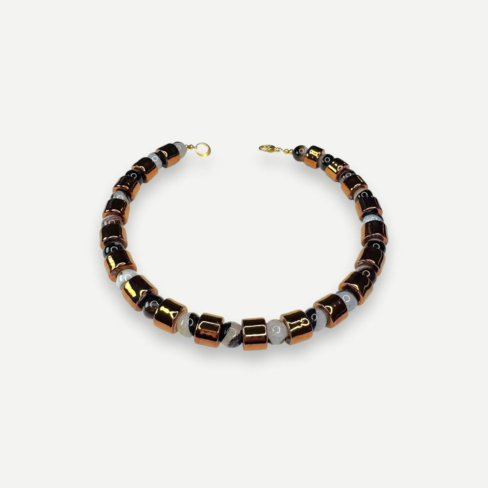 PENNY & AGATE SUNDRY.  BEAD TWO