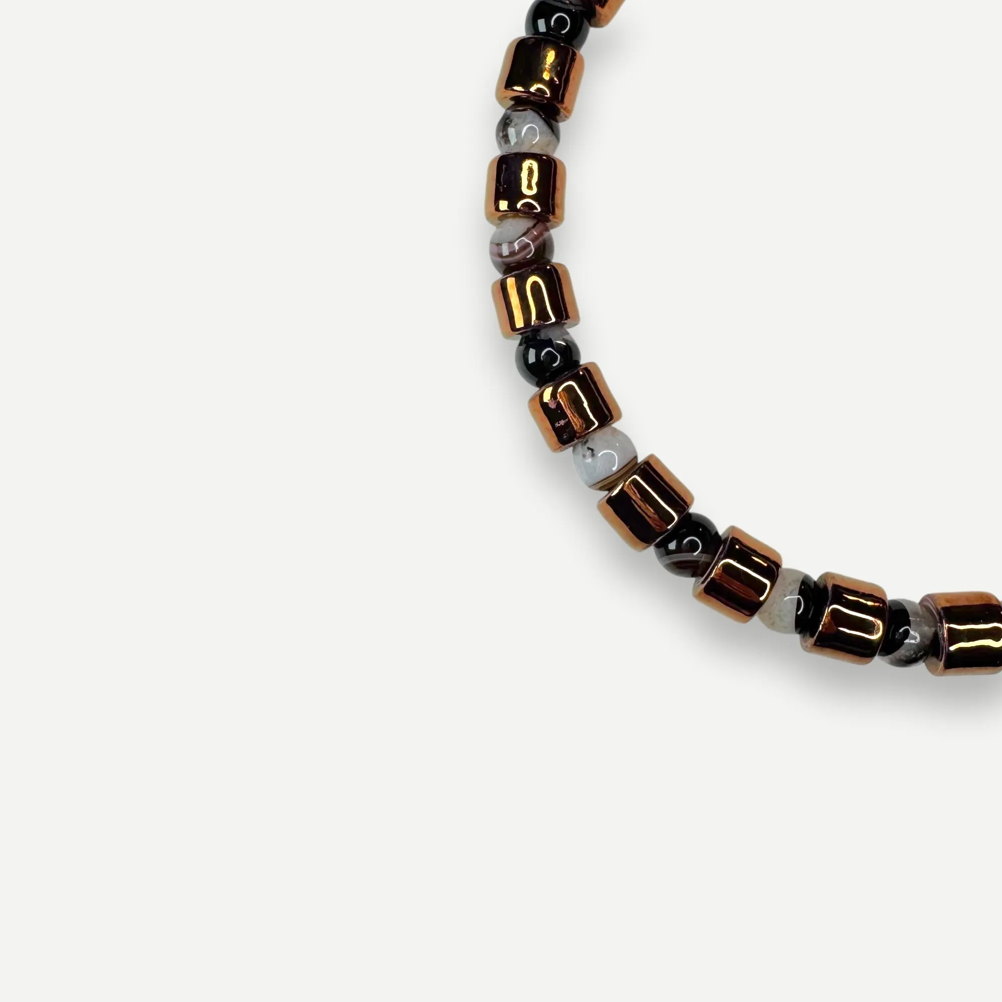 PENNY & AGATE SUNDRY.  BEAD TWO