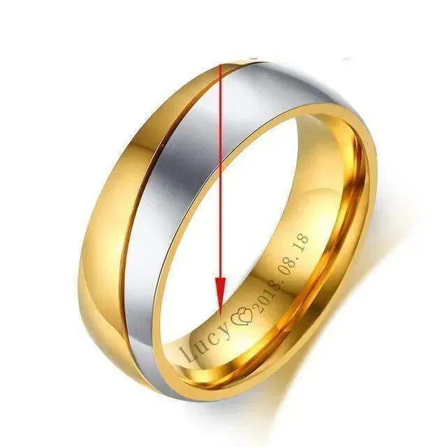 Personalized Wedding Engagement Rings