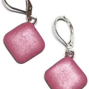 Pink Diamond Dangle Earring