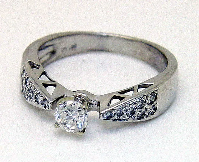 Platinum 1/2ct Diamond Engagement Ring