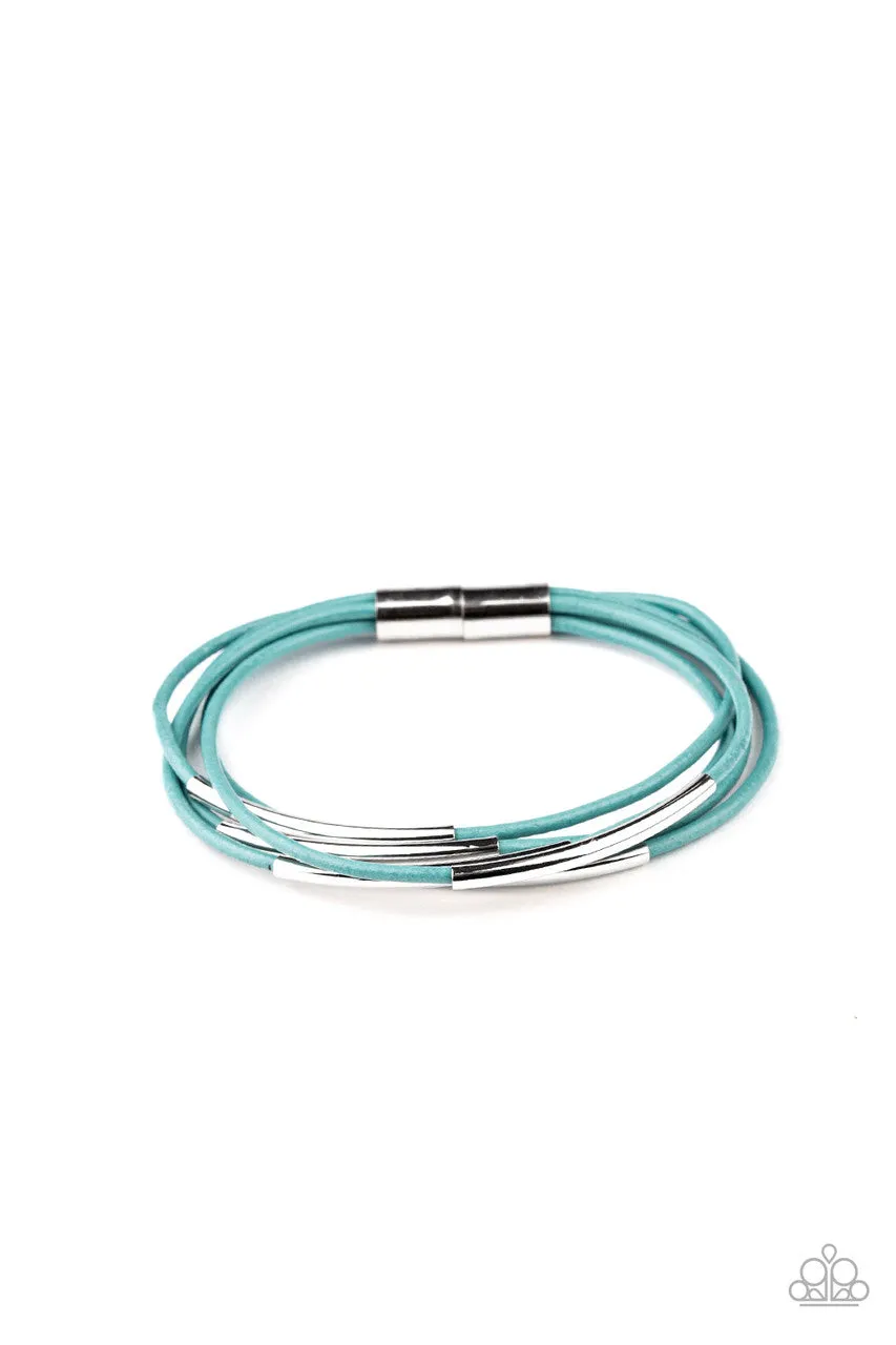 Power CORD Blue Paparazzi Bracelet