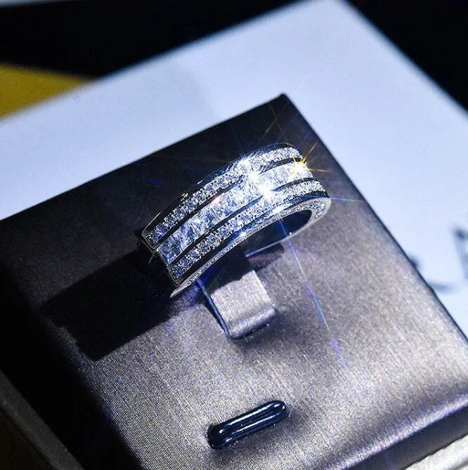 Promise Ring | Eternity Ring | Mens Ring | Womens Ring | Wedding Band | Iced Out Ring | Engagement Rings | Eternity Ring | Mens Diamond Ring