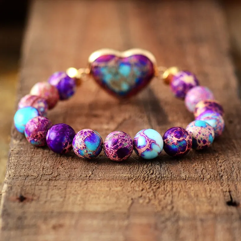 Purple Heart Bracelets