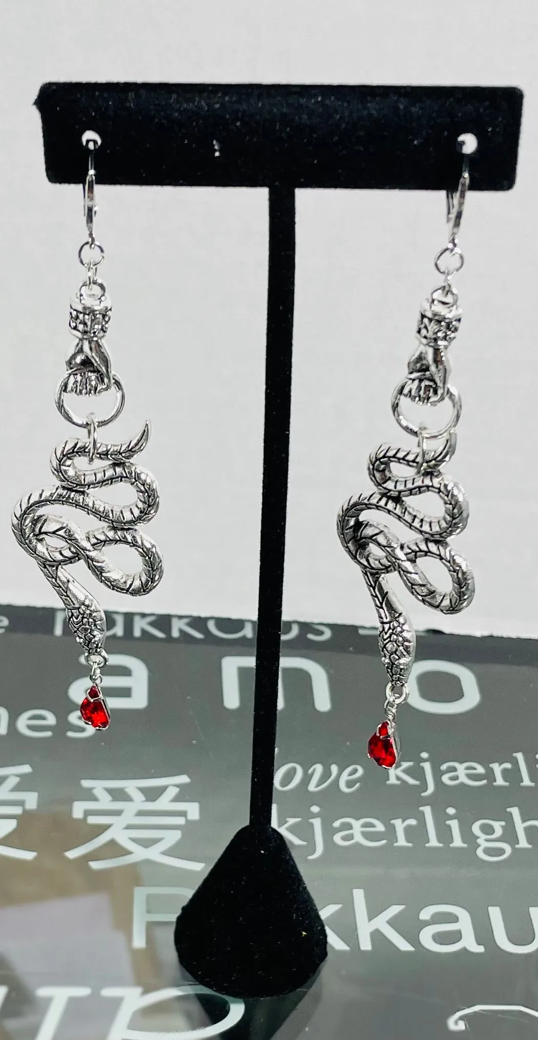 "Snake in the Grass" Earrings in Multiple Colors