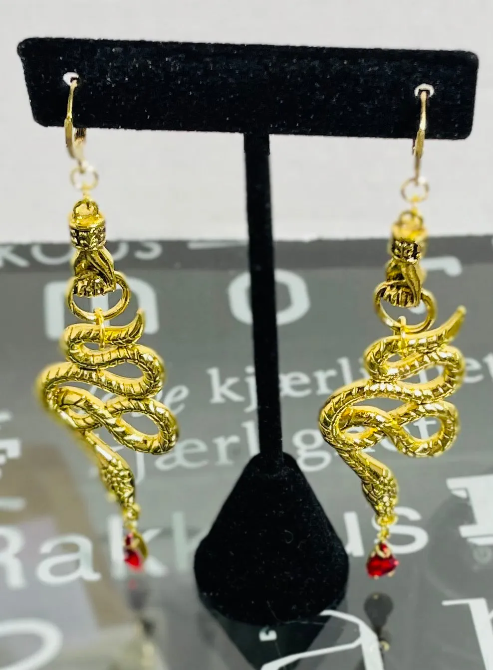 "Snake in the Grass" Earrings in Multiple Colors
