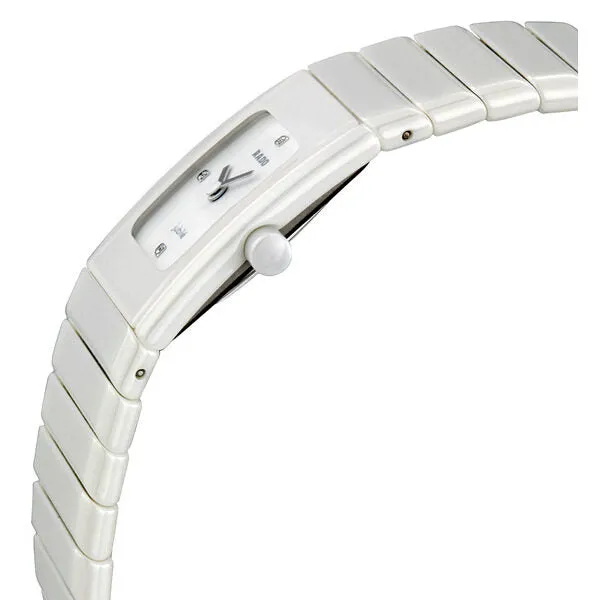 Rado Ceramica Small Jubile White Diamond Dial Ladies Watch R21712702
