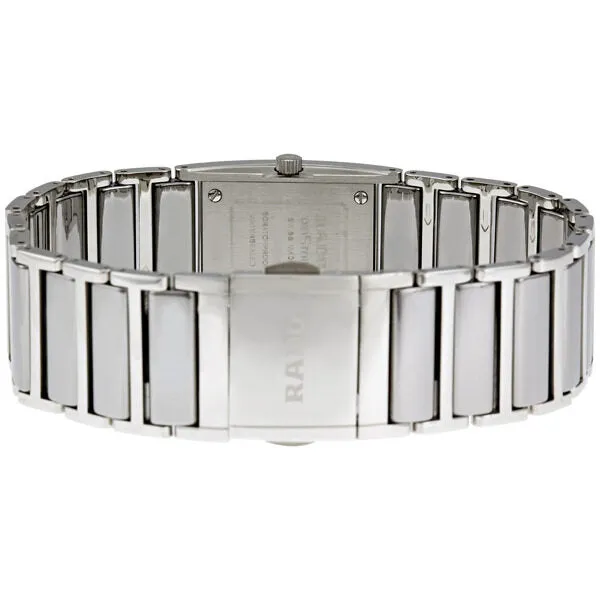 Rado Integral Small Platinum Tone Diamond Dial Ladies Watch R20759752
