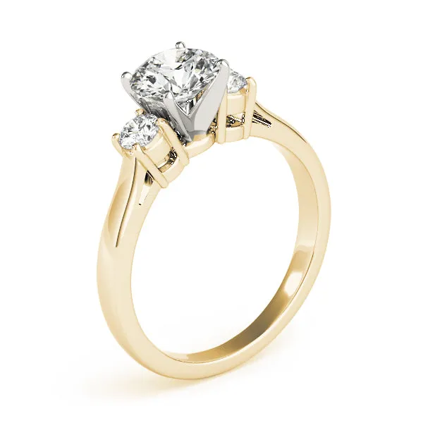 Rae Three-stone Diamond Engagement Ring