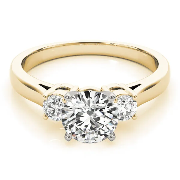 Rae Three-stone Diamond Engagement Ring