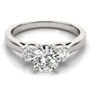 Rae Three-stone Diamond Engagement Ring