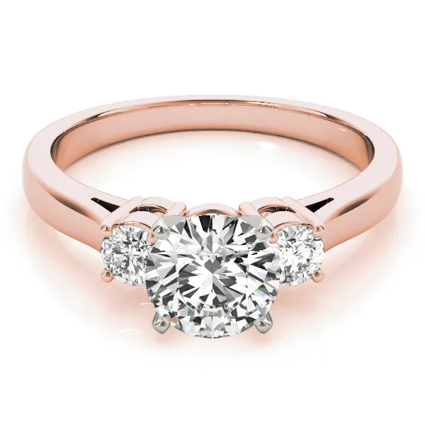Rae Three-stone Diamond Engagement Ring