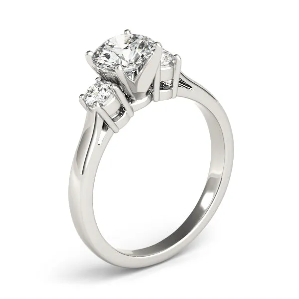 Rae Three-stone Diamond Engagement Ring