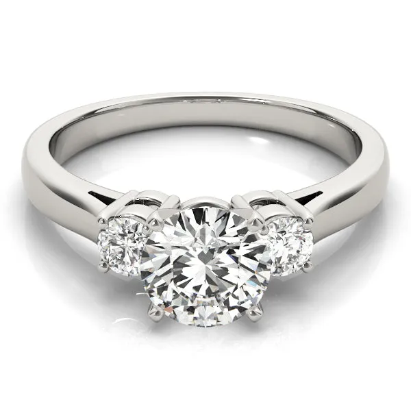 Rae Three-stone Diamond Engagement Ring