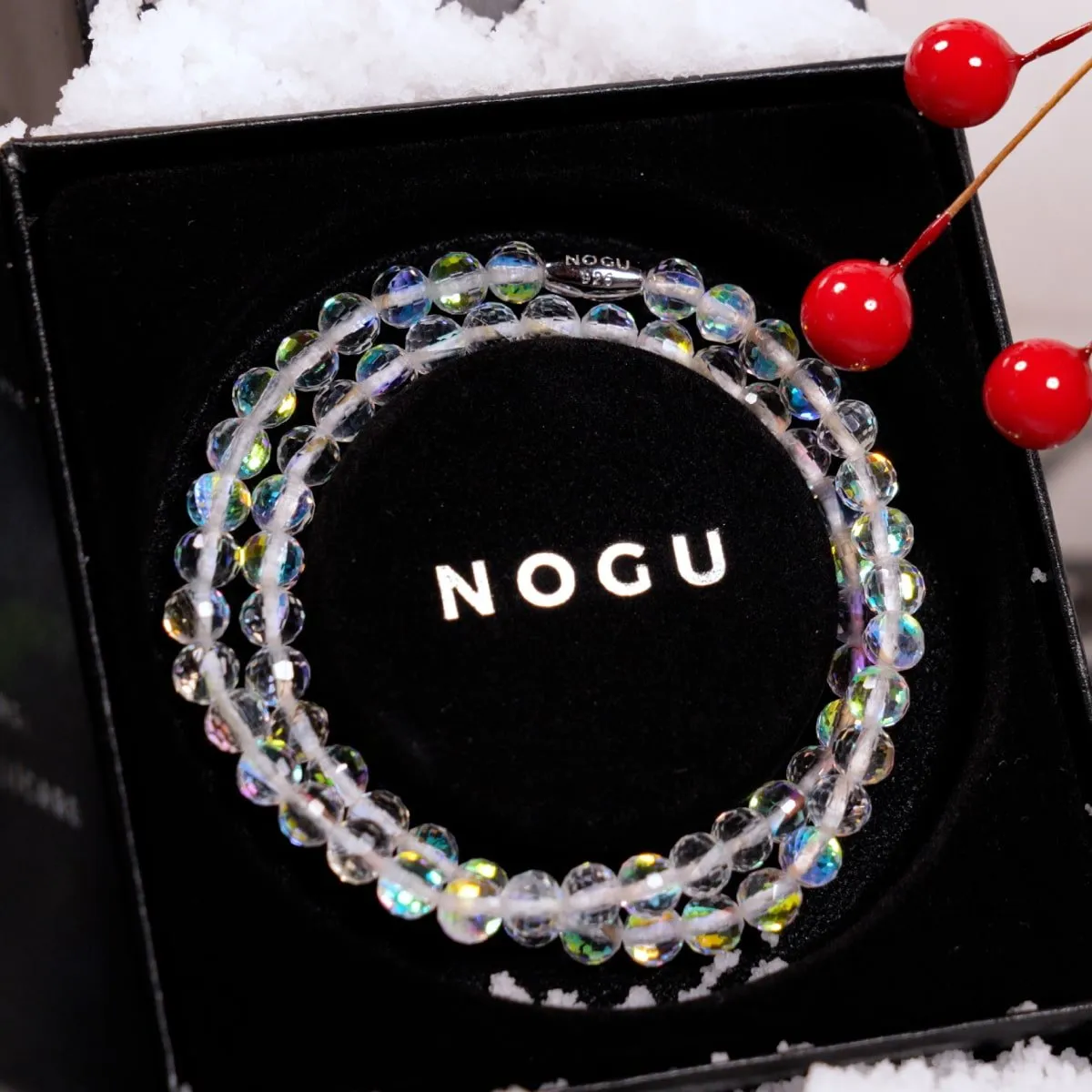 Rainbow White | .925 Sterling Silver | Prisma Wrap
