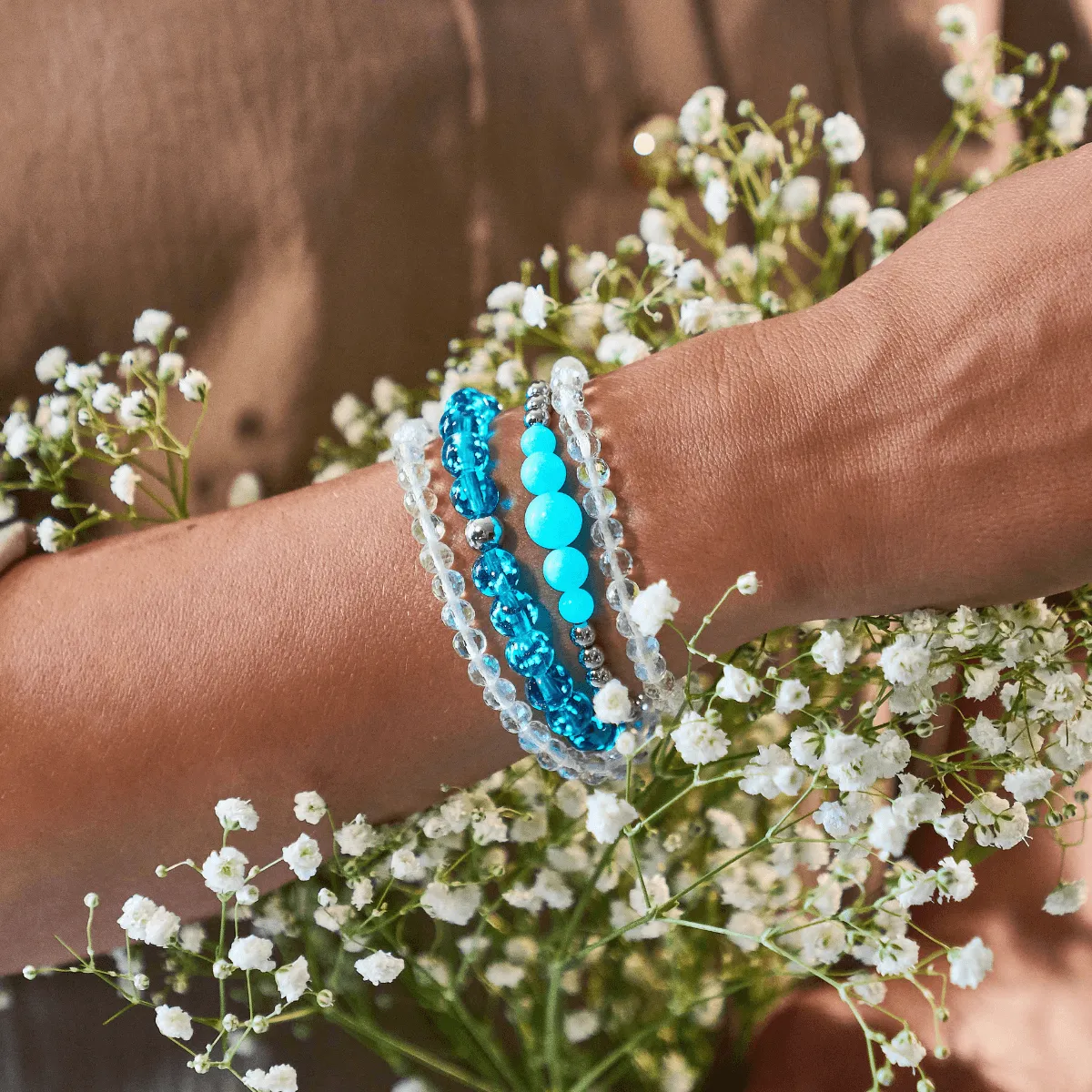 Rainbow White | .925 Sterling Silver | Prisma Wrap