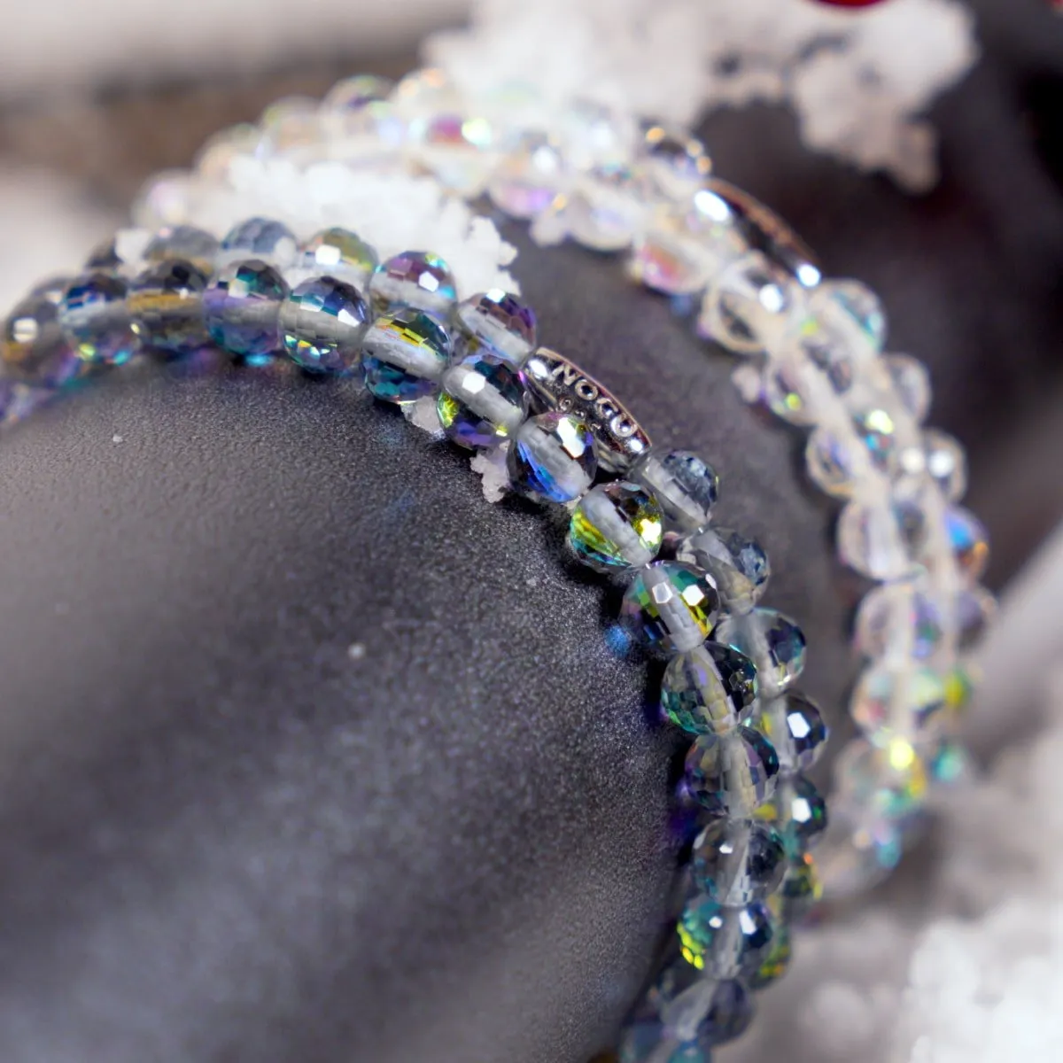 Rainbow White | .925 Sterling Silver | Prisma Wrap