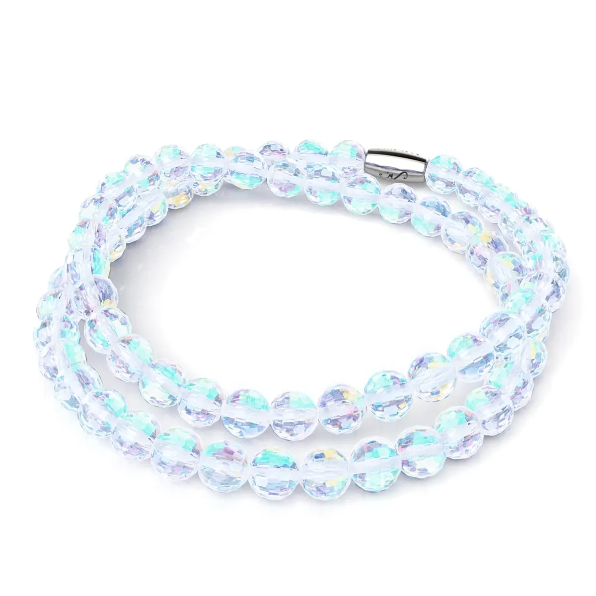 Rainbow White | .925 Sterling Silver | Prisma Wrap