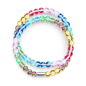 Rainbow Wrap | Galaxy Glass Bracelet