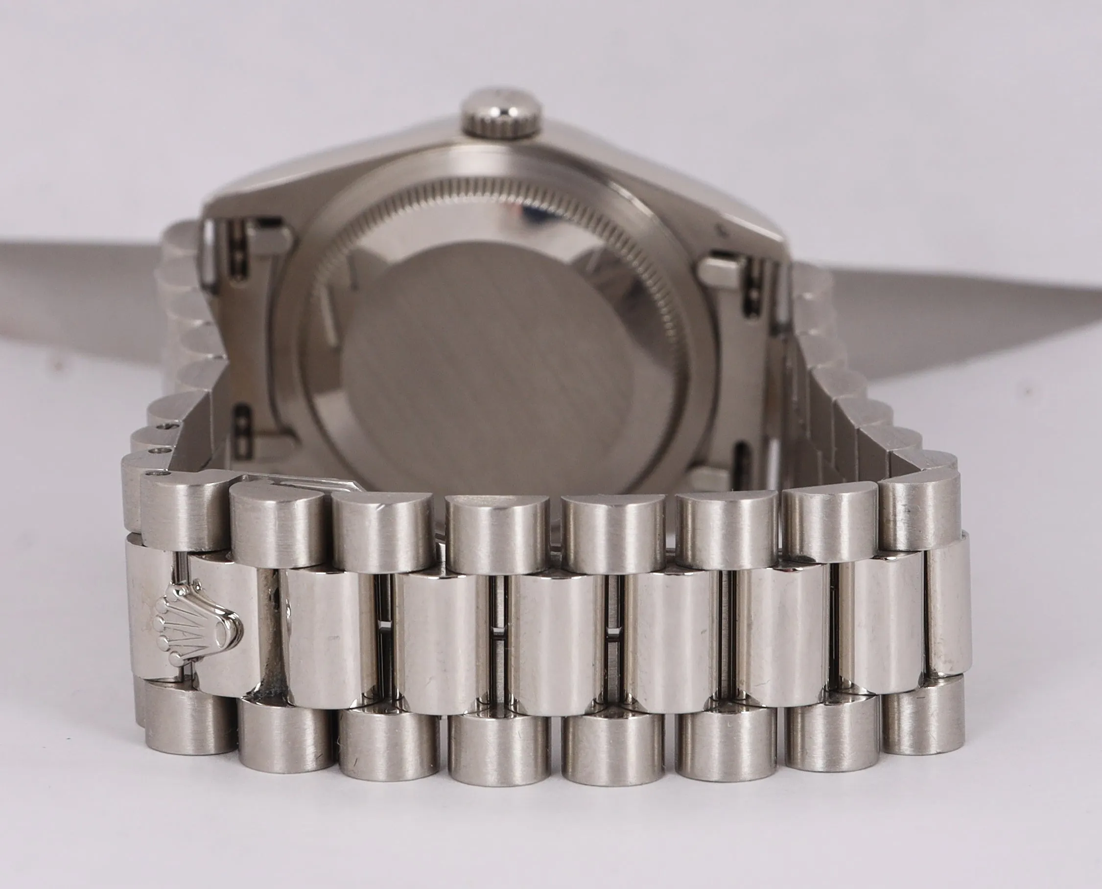 RARE 1997 Rolex Day-Date President Platinum Diamond Lugs 18296 FULL SET 36mm