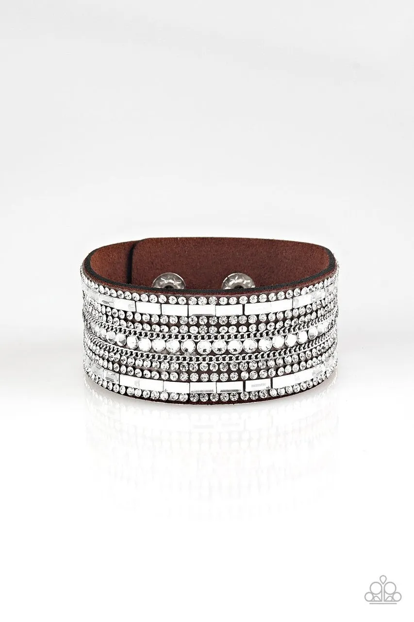 Rebel Radiance Brown Paparazzi Bracelet