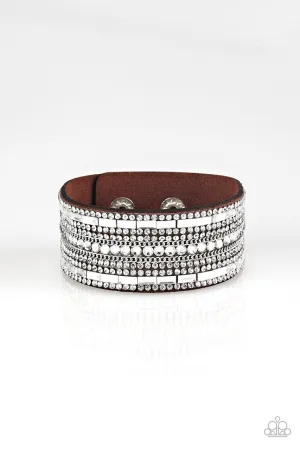 Rebel Radiance Brown Paparazzi Bracelet