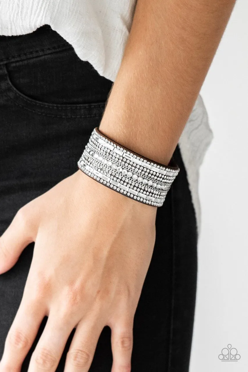 Rebel Radiance Brown Paparazzi Bracelet