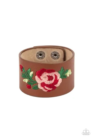 Rebel Rose Brown Paparazzi Bracelet