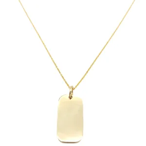 Rectangle Pendant Necklace