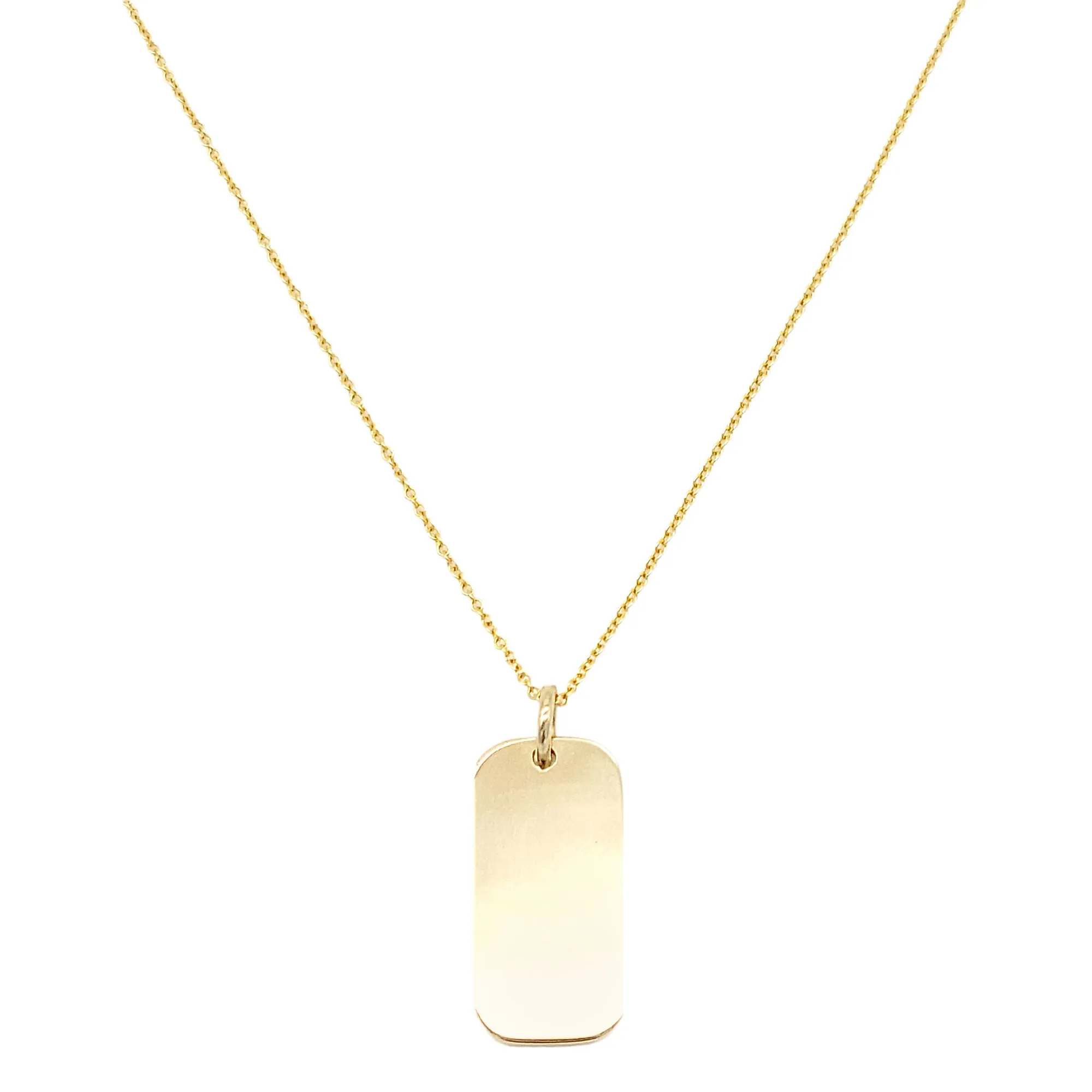 Rectangle Pendant Necklace