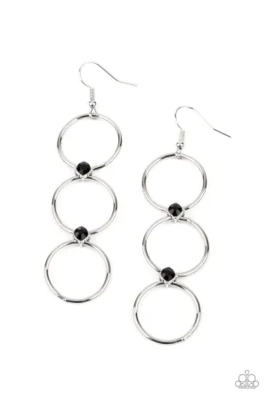 Refined Society Black Paparazzi Earrings