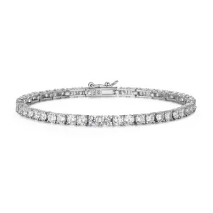Reign Sterling Silver CZ Tennis Bracelet
