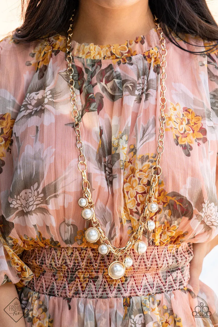 Revolving Refinement Gold Paparazzi Necklace