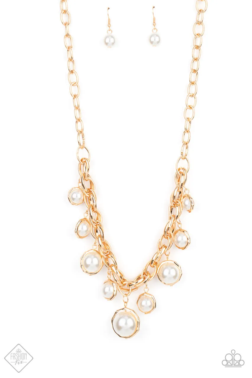Revolving Refinement Gold Paparazzi Necklace