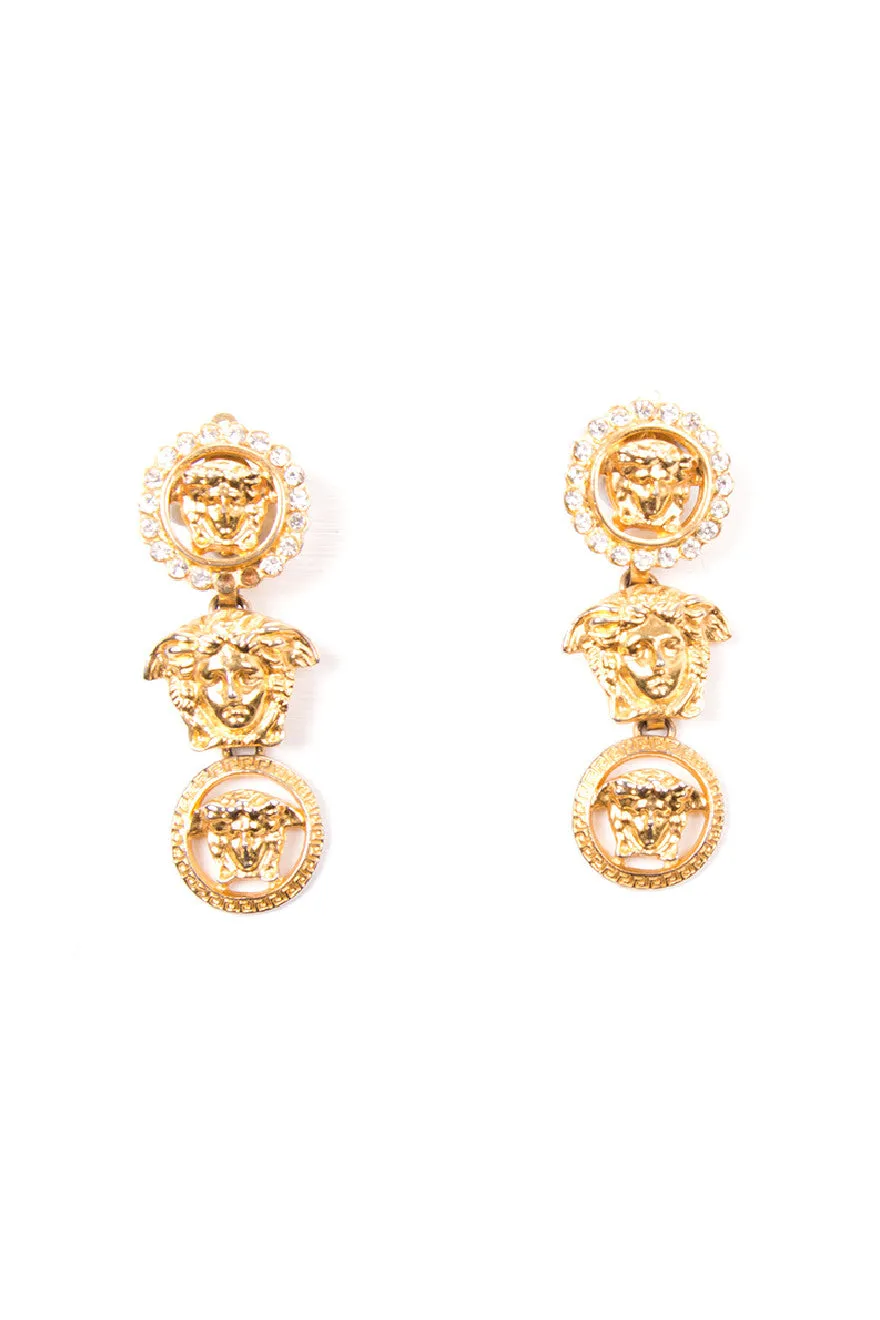 Rhinestone Drop Earrings