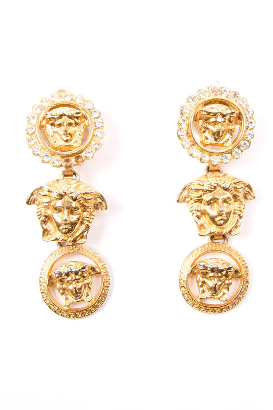 Rhinestone Drop Earrings