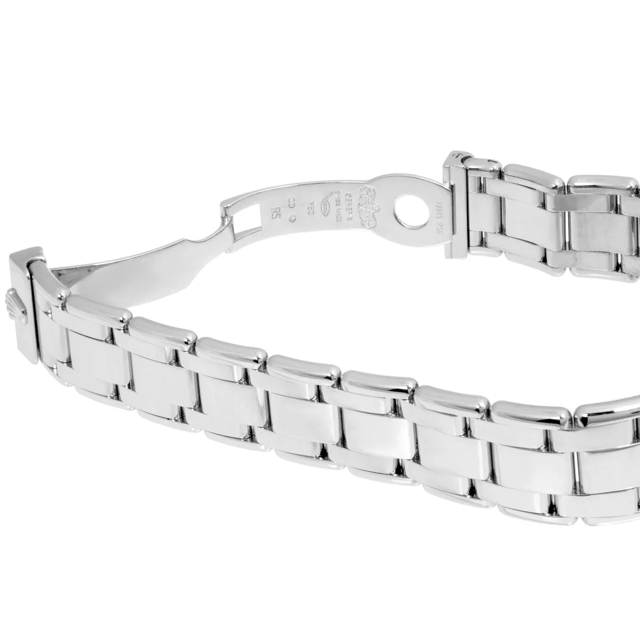 Rolex 18K White Gold Diamond Pearlmaster 34  81319