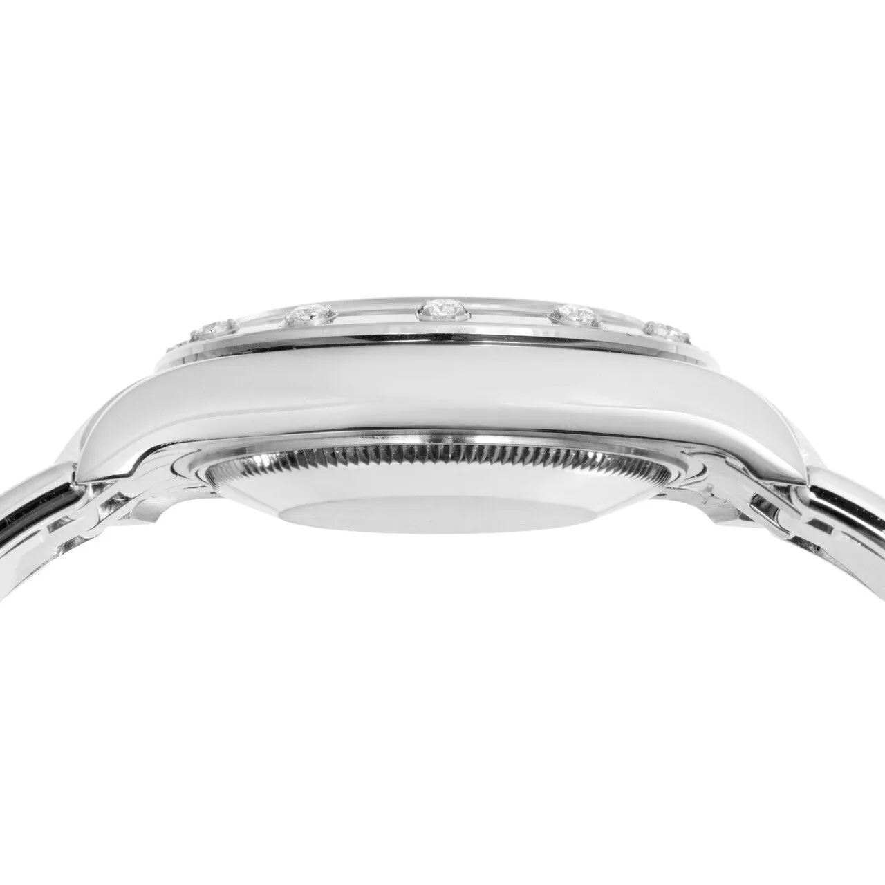 Rolex 18K White Gold Diamond Pearlmaster 34  81319