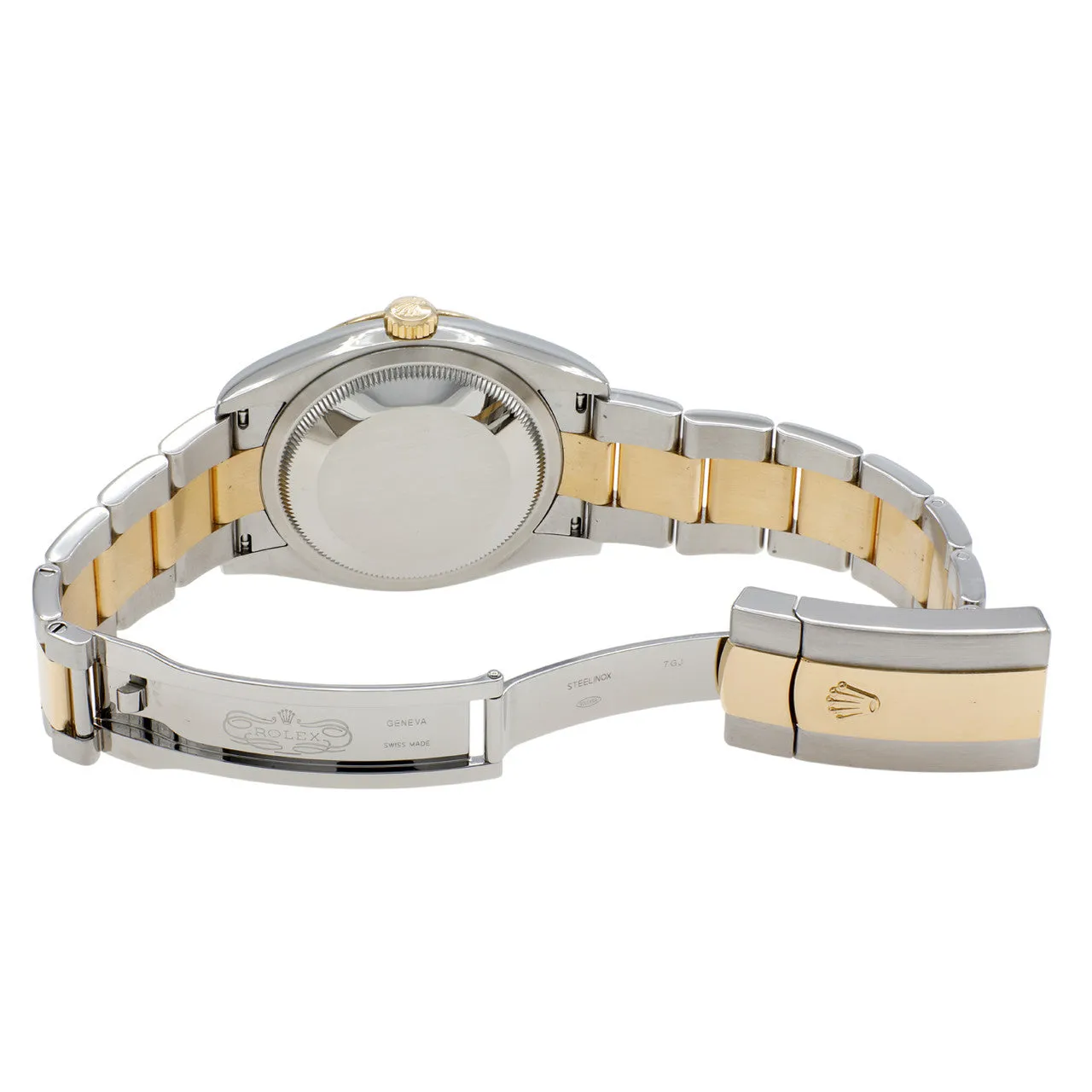Rolex 18K Yellow Gold Stainless Steel Diamond Datejust 36 126233