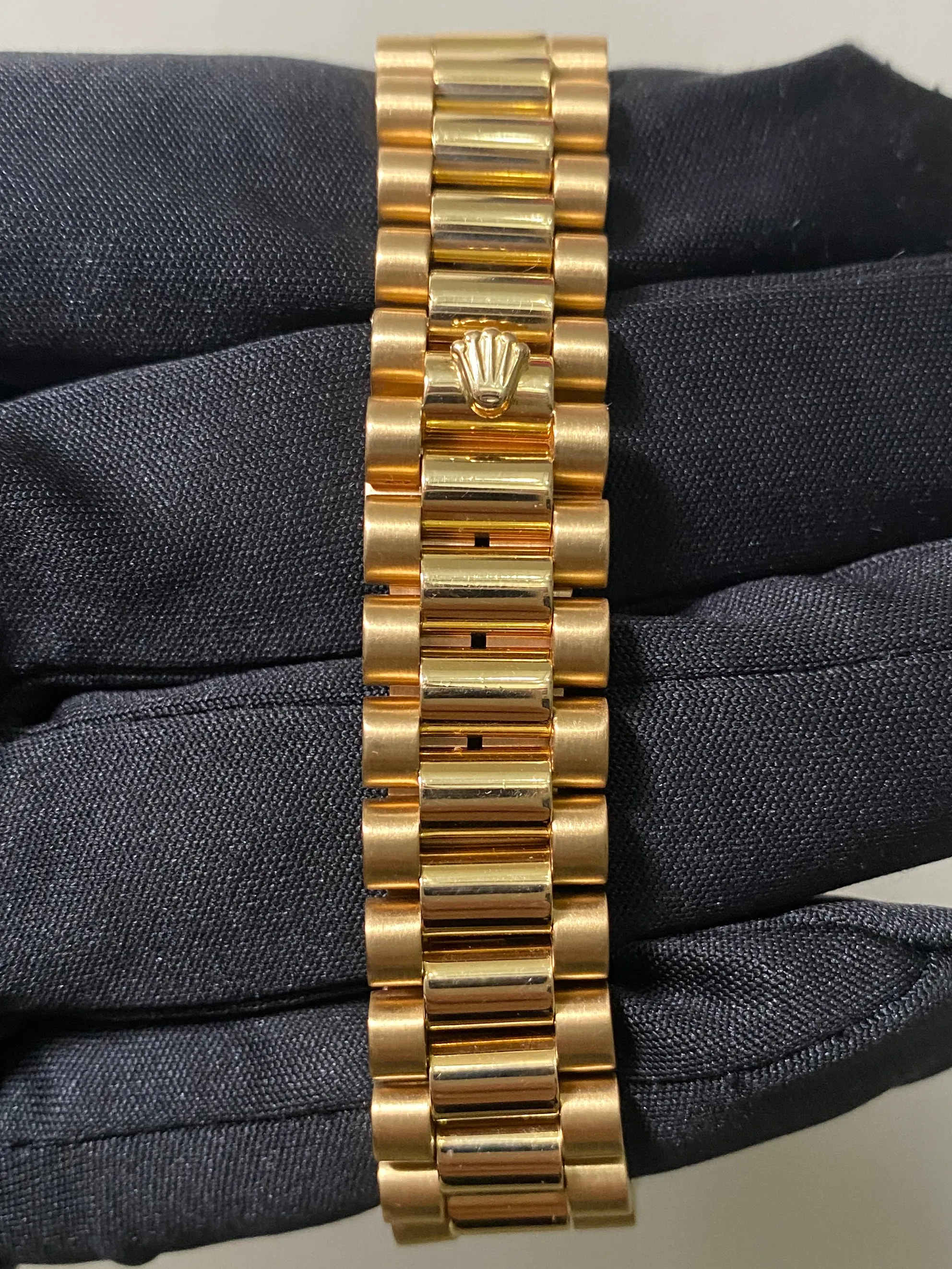 Rolex Datejust 68158 President Marble Dial Ladies Watch