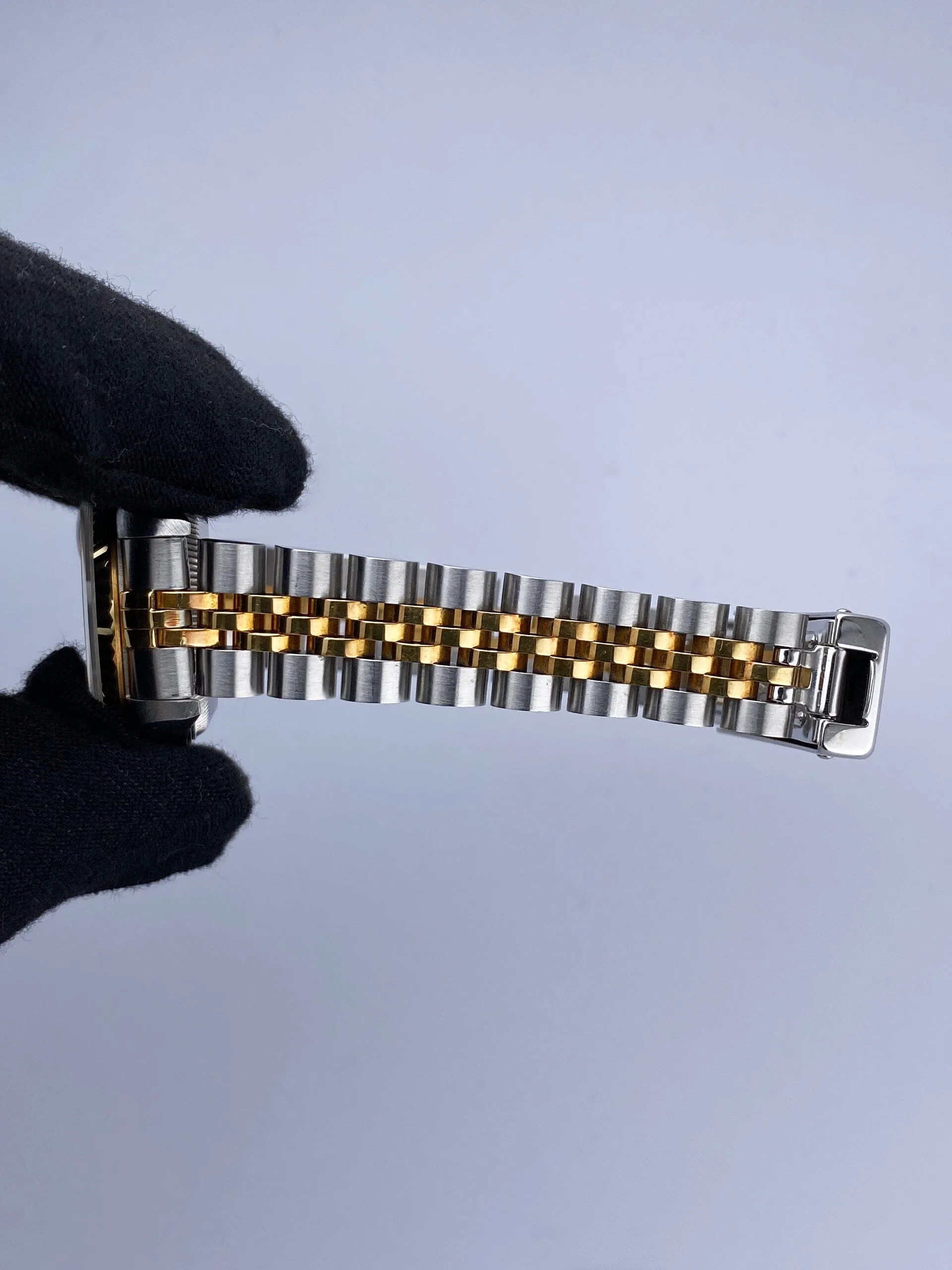 Rolex Datejust 69173 Diamond Black Dial Ladies Watch Box Papers
