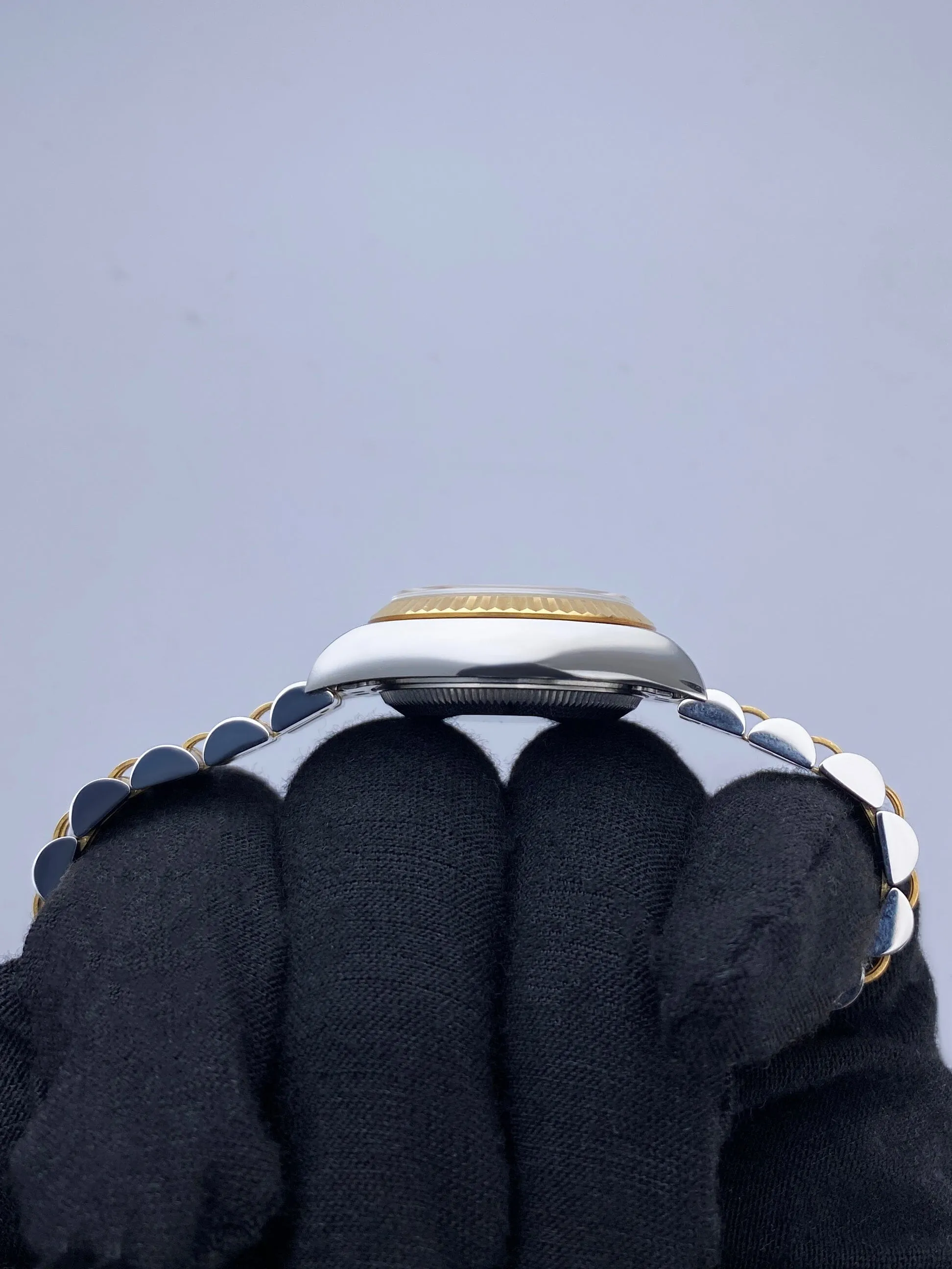 Rolex Datejust 69173 Diamond Black Dial Ladies Watch Box Papers