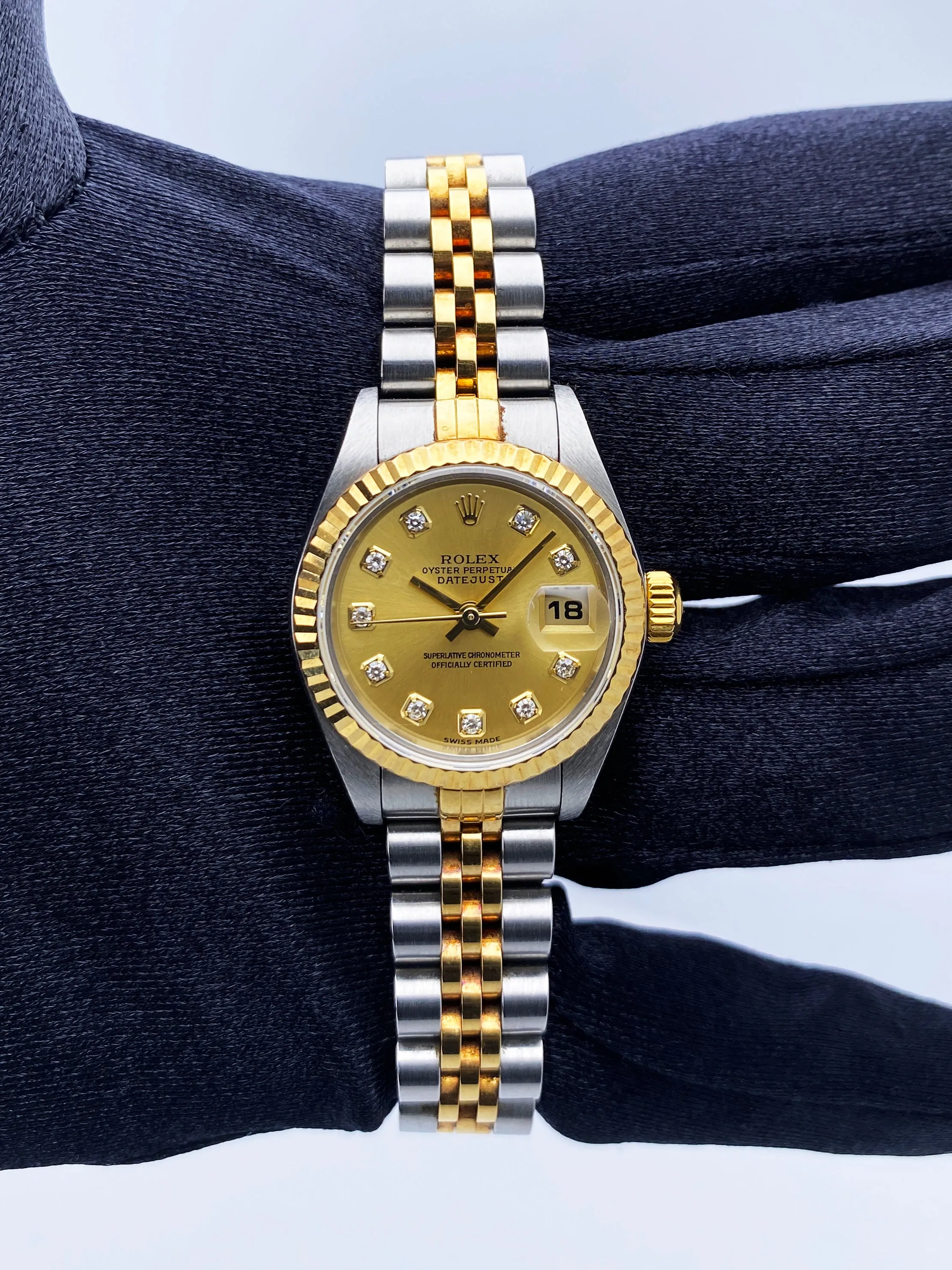 Rolex Datejust 79173 Diamond Dial  Ladies Watch