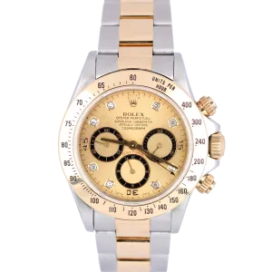 Rolex Daytona Diamond Zenith Dial 40mm Two Tone 18k Gold/Stainless 16523 Watch
