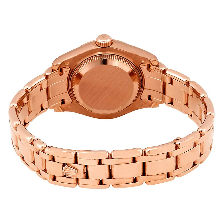 Rolex Lady-Datejust Pearlmaster Chocolate Brown Dial 18K Everose Gold Automatic Ladies Watch 80315BRRDPM