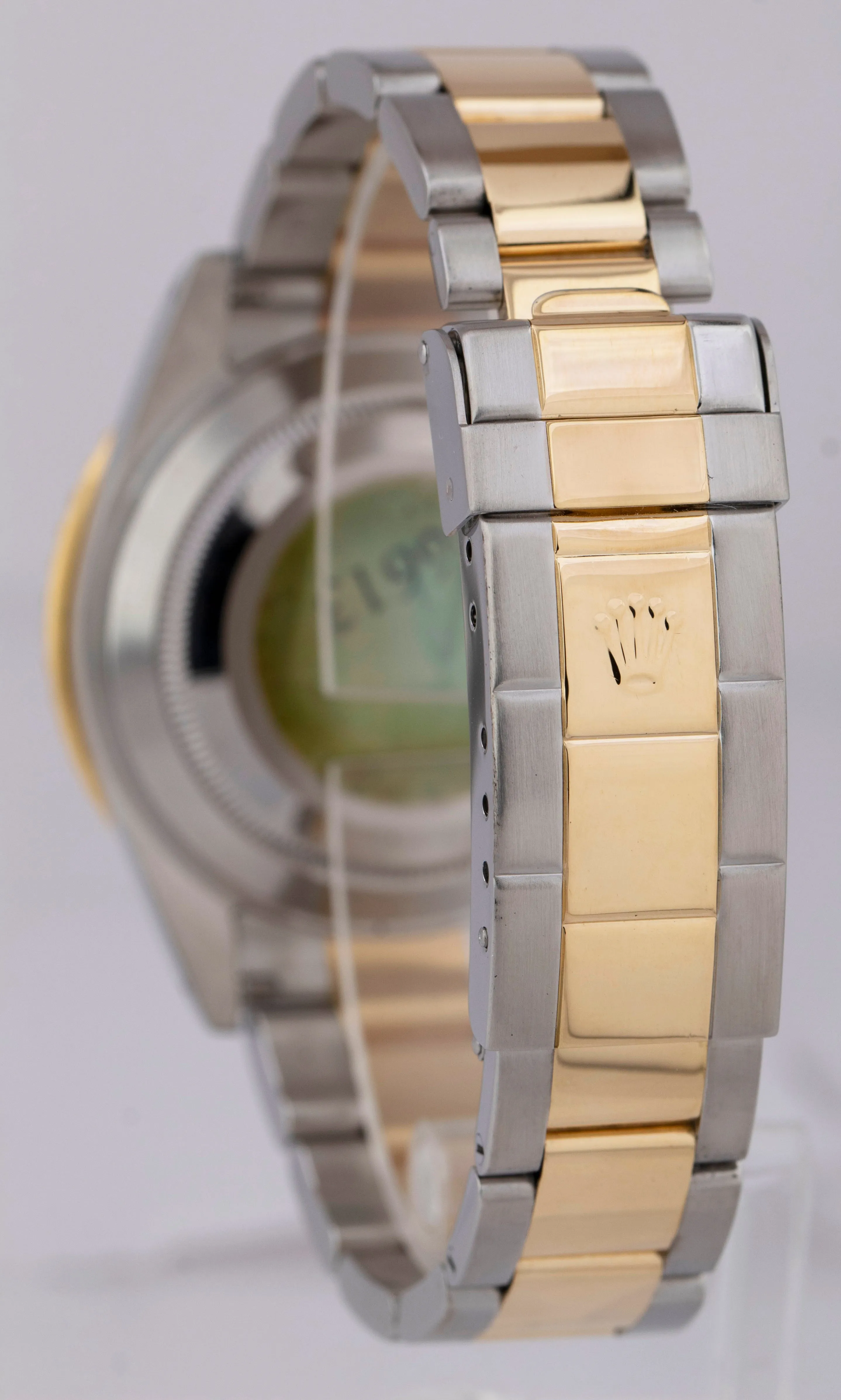 Rolex Submariner Two-Tone 18K Yellow Gold Buckle Steel Blue 40mm Watch 16613 LB