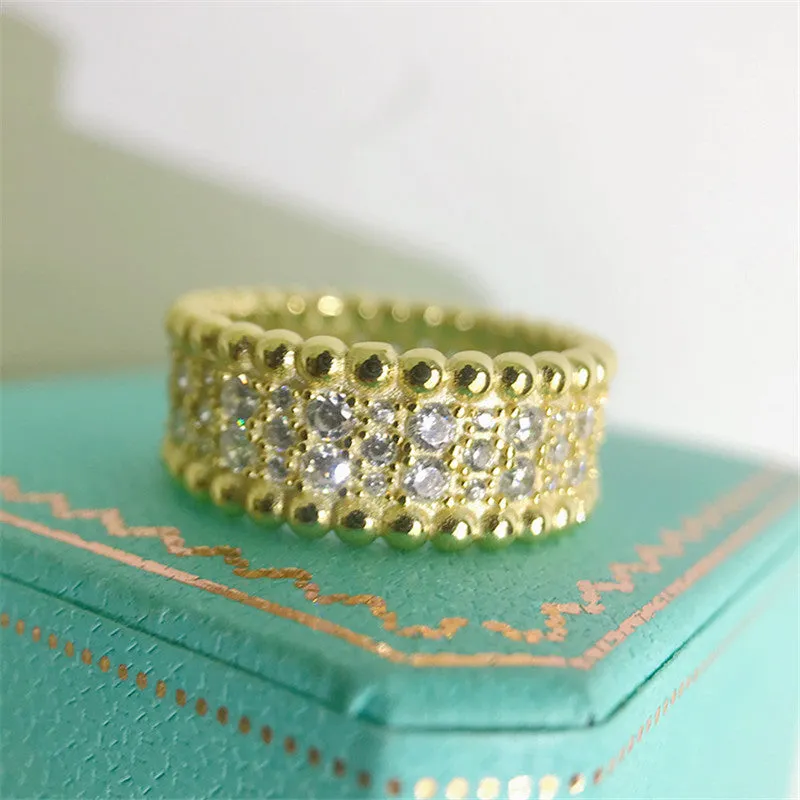 Round Cut Created Diamond Bridal Ring Sets