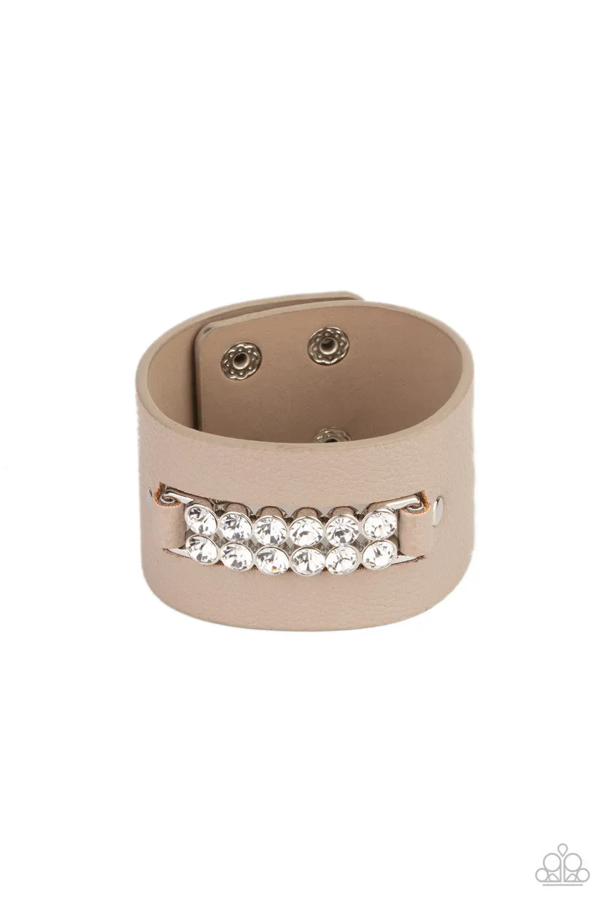 Runway Rebellion Brown Paparazzi Bracelet