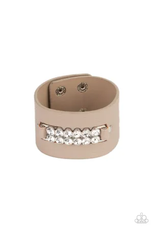 Runway Rebellion Brown Paparazzi Bracelet